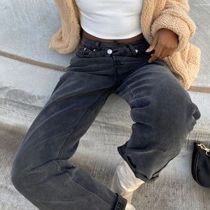 Holly Asymmetric Straight Leg Jean